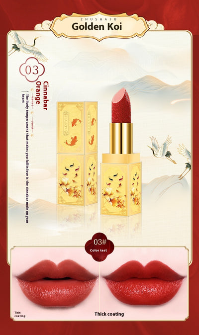 Estuche de Lápices Labiales Estilo Chino Imperial con Grabados Artesanales - Image 12