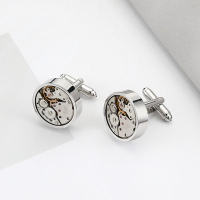 Gemelos con Movimiento Mecánico para Hombre - Accesorios de Moda Sofisticada - Image 5