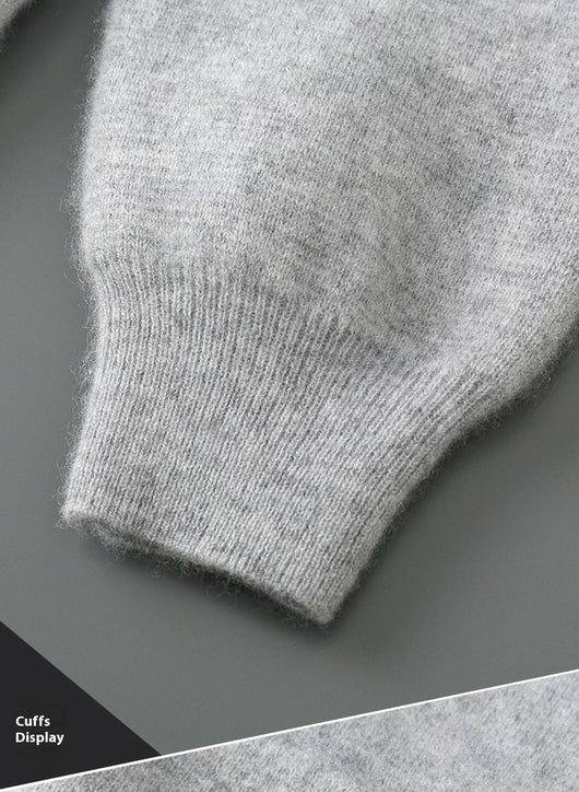 Cardigan de Lana con Cierre y Capucha para Hombre - Image 18