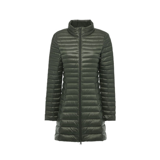 Abrigo Acolchado Mujer Otoño Invierno - Chaqueta Ligera Cuello Alto Ajustada Talla Grande - Image 12