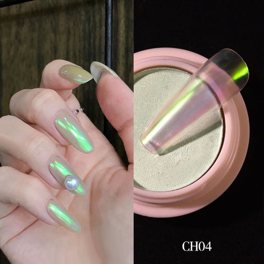 Polvo Espejo Sinfónico para Uñas - Efecto Cromático Profesional - Image 11