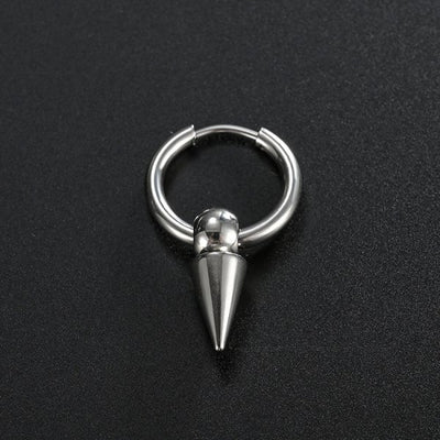 Aros Triangulares de Acero Inoxidable para Hombre y Mujer - Diseño Punk Hip Hop - Image 15