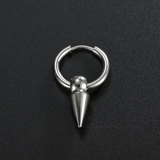 Aros Triangulares de Acero Inoxidable para Hombre y Mujer - Diseño Punk Hip Hop - Image 15