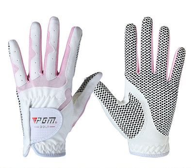 Guantes de Golf con Paño Microfibra y Partículas Antideslizantes