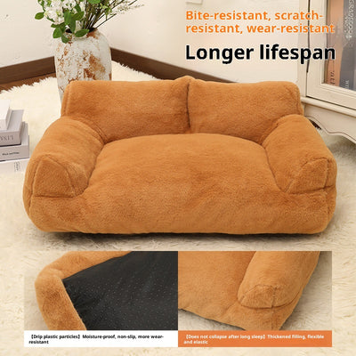 Sofá Cama Felpa Extragrande para Mascotas y Conejos - Image 2