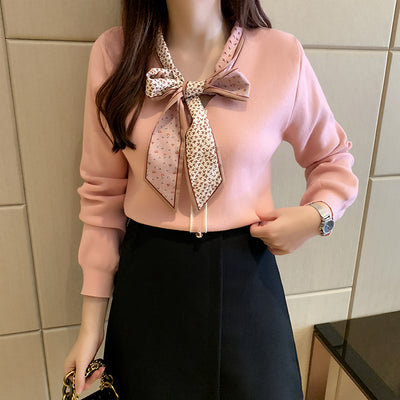 Suéter Fino Tejido Estilo Occidental para Mujer - Blusa Básica de Manga Larga - Image 6