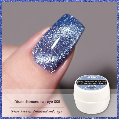 Esmalte de Uñas Gel Ojo de Gato Reflectante con Efecto Diamante - Image 7