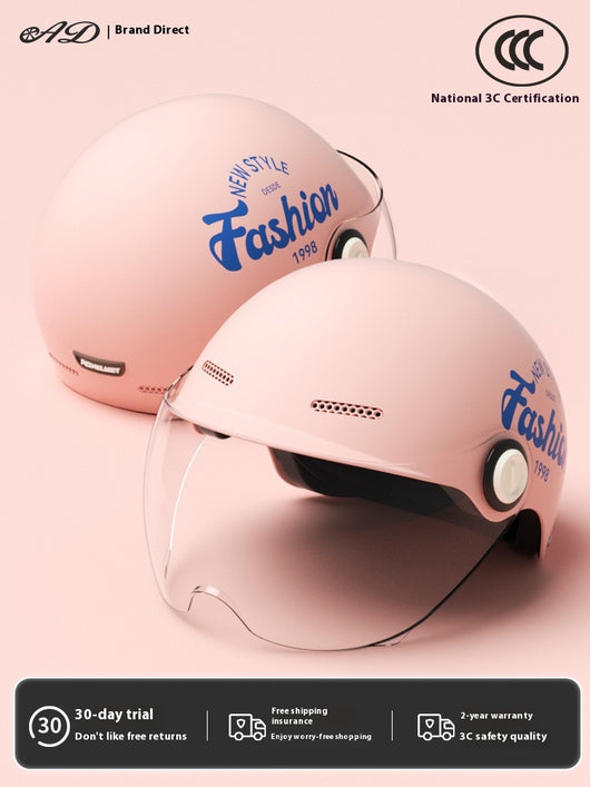Casco Moto Semintergral Batería Universal Cuatro Estaciones - Image 19