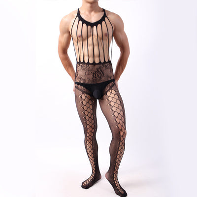 Set de Calcetines Transparentes para Hombre - Malla Ultradelgada y Elástica