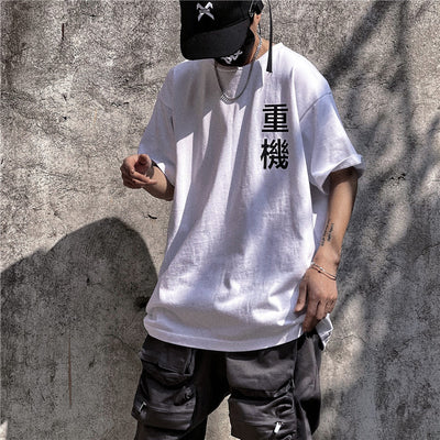 Playera Holgada Estampada para Hombre - Estilo Athleisure - Image 8