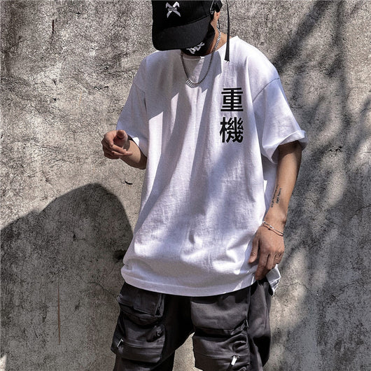 Playera Holgada Estampada para Hombre - Estilo Athleisure - Image 8