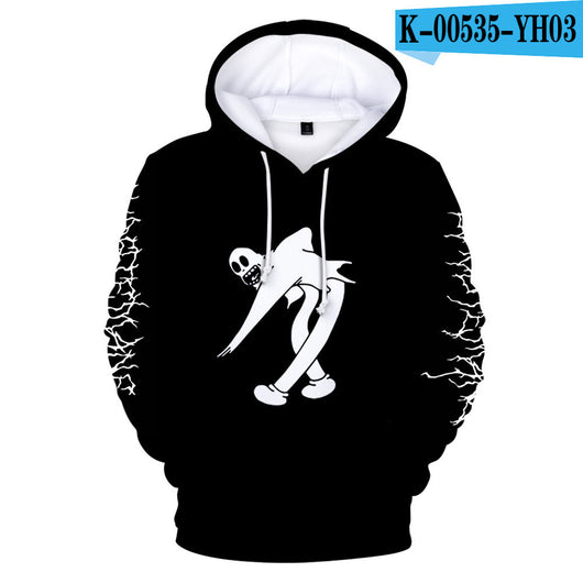 Sudadera con Capucha 3D Estampado Digital Rapero - Modelo Otoño Invierno - Image 7