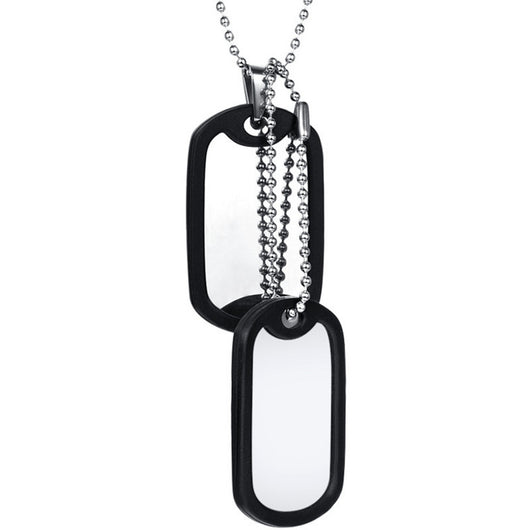 Collar Militar Hombre Acero Titanio - Pendiente Resistente y Elegante - Image 7