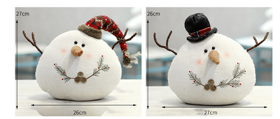 Muñeco de Nieve Navideño de Peluche con Bufanda y Capucha - Image 19