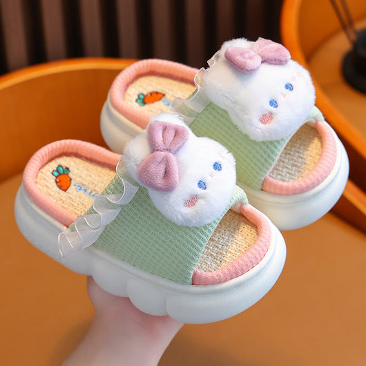 Pantuflas de Bebé en Lino y Algodón Transpirable - Image 4