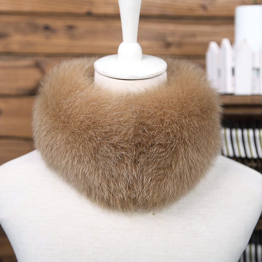 Cuello Falso de Piel de Zorro Sintética para Invierno - Collar Elegante para Mujer - Image 21