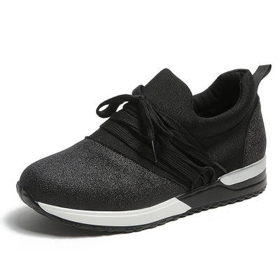 Tenis Casuales para Mujer con Estampado de Serpiente y Cordones - Image 4