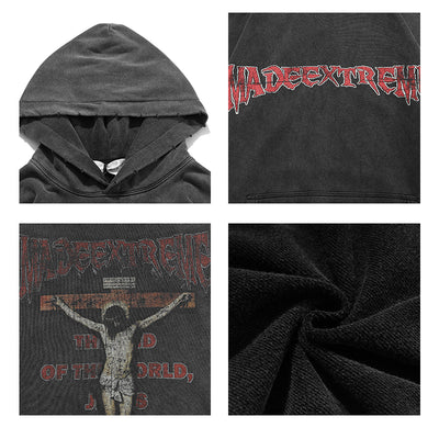 Sudadera Estampada Desgastada Unisex - Diseño Hip-Hop Frente y Espalda - Image 5