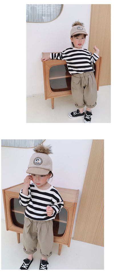 Blusa Casual Infantil con Rayas Modernas - Image 11
