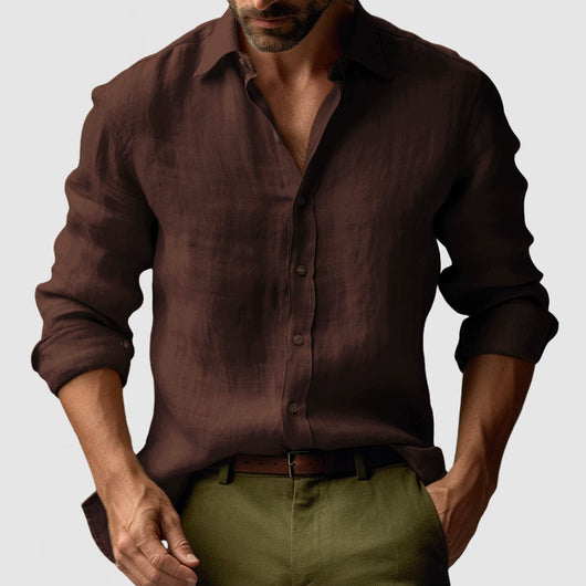 Camisa Casual para Hombre con Estampado Digital