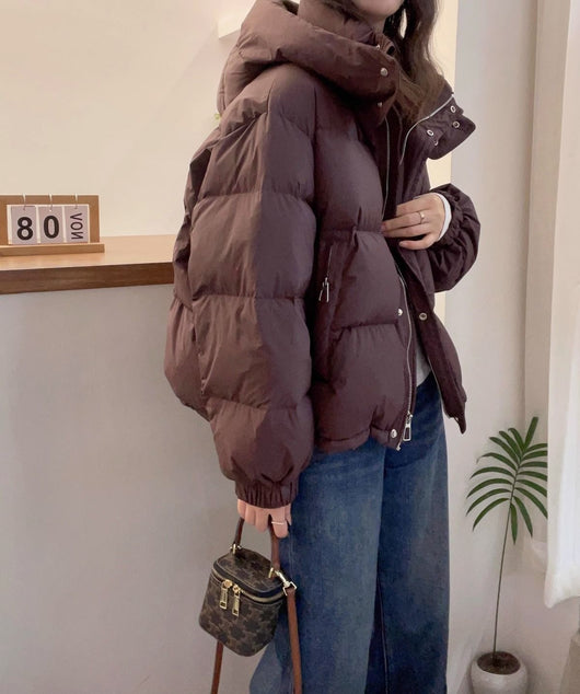 Chaqueta Cálida Casual para Mujer Talla Grande con Abertura Lateral - Image 16