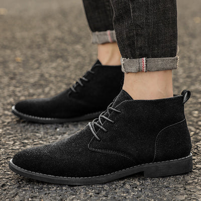 Zapatos y Botas de Negocios Retro Británico para Hombre - Image 18