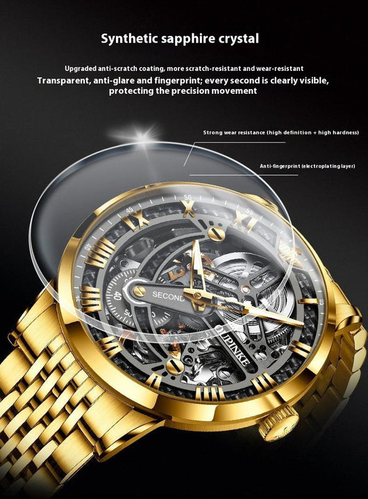 Reloj Mecánico Automático Hueco de Lujo para Hombre - Image 18