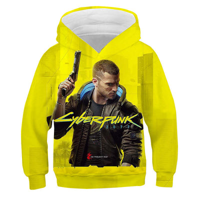 Sudadera Hoodie Infantil Cyberpunk 3D con Colores Vibrantes - Image 7