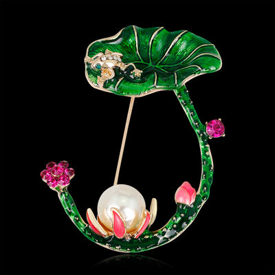 Broche Floral Loto - Accesorio de Moda Creativo - Image 5