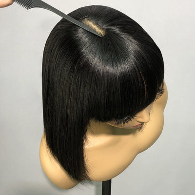 Peluca de Cabello Humano sin Adhesivo HD - Image 4