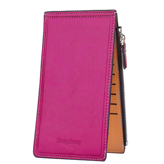 Cartera Portacédulas de Cuero Oil Wax para Mujer - Image 11