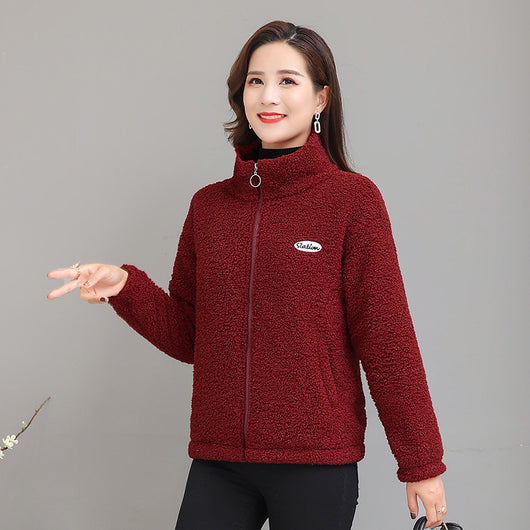 Abrigo Térmico para Mujer Adulta - Chaqueta Acolchada de Algodón con Forro Polar