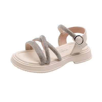 Sandalias Infantiles Elegantes con Detalles de Strass - Image 3