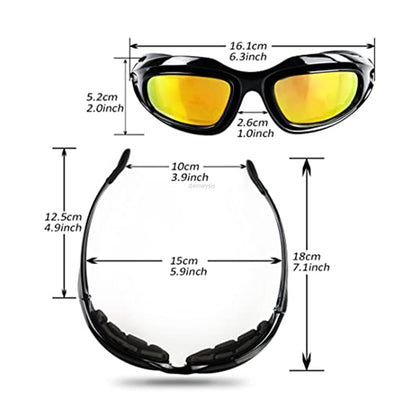 Gafas de Protección Multideporte - Motociclismo, Pesca y Tiro - Image 12
