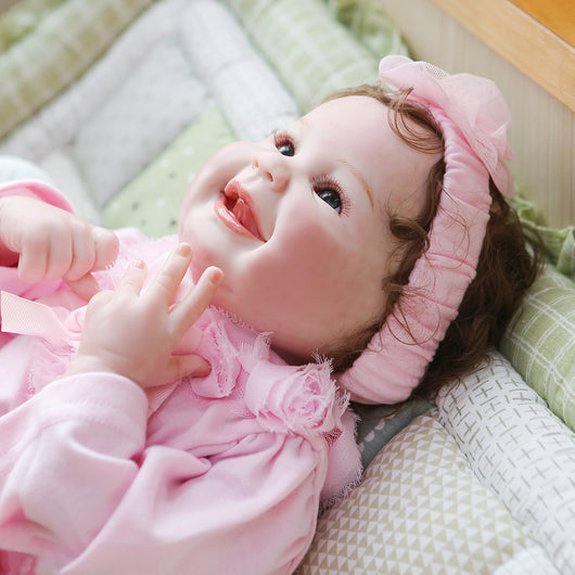 Muñeca Bebé Reborn con Ojos Acrílicos Sonrientes - Image 5