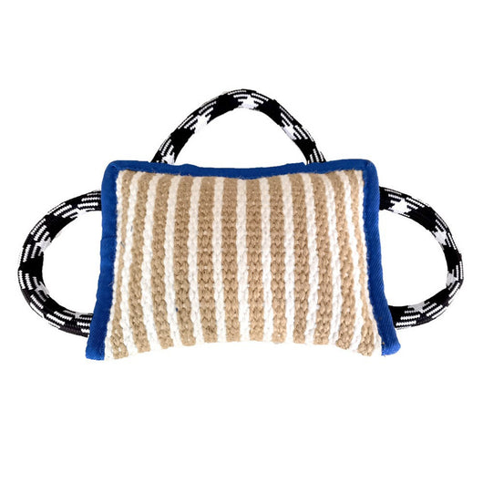 Juguete de Cuerda para Perros con 3 Asas - Almohada de Yute Resistente para Tirar - Image 9