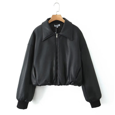 Chaqueta de Cuero PU para Motociclista Estilo Pan - Image 19