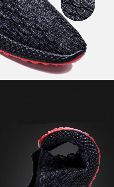 Zapatos Tejidos de Punto para Hombre Estilo Coreano Otoño Invierno - Image 6