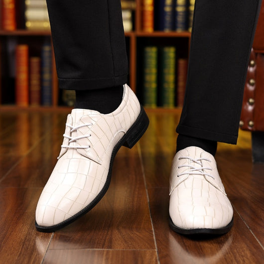 Zapatos Casuales de Cuero para Hombre Talla Grande Transpirables - Image 5