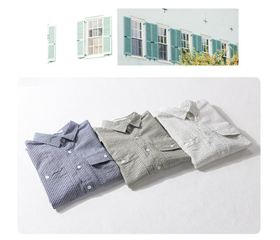 Camisa Casual de Algodón Manga Corta para Hombre - Versátil y Moderna - Image 8