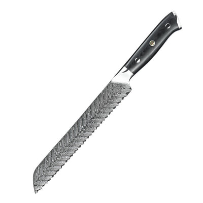 Juego de Cuchillos Damasco para Filetear con Patrón de Espina de Pescado - Image 13