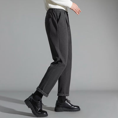 Pantalones Casuales Slim Fit en Lana para Hombre - Image 16