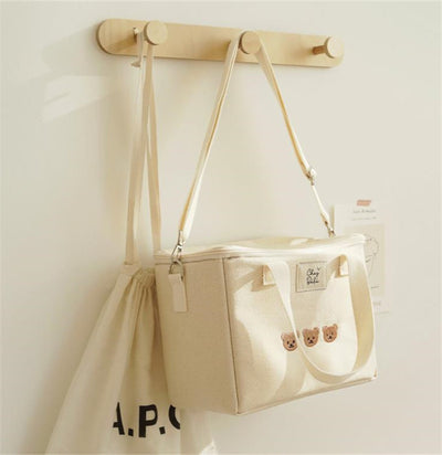 Bolsa Térmica 2 en 1 para Mamá y Bebé con Aislamiento de Oso - Image 3