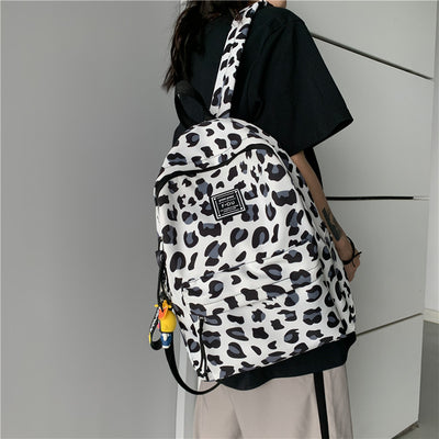 Mochila Impermeable Estampado Leopardo para Mujer - Image 10