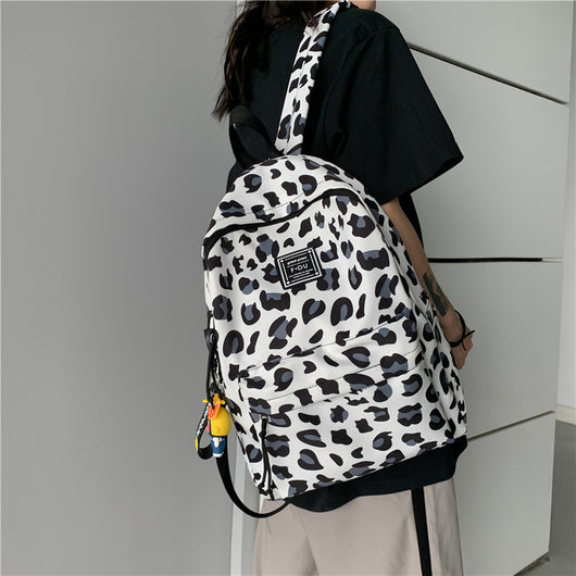 Mochila Impermeable Estampado Leopardo para Mujer - Image 10