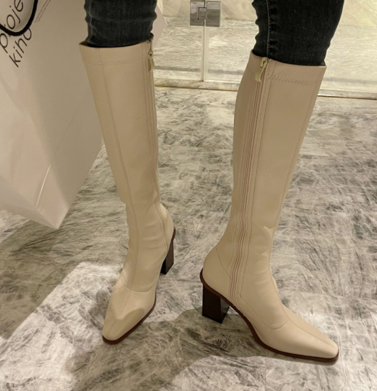 Botas Knight Cuadradas Minimalistas - Tendencia Viral para Uso Diario - Image 6