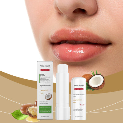Bálsamo Labial Hidratante con Aceite de Coco y Manteca de Karité