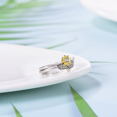 Anillo de Plata S925 Girasol - Diseño de Personalidad Fashion - Image 6