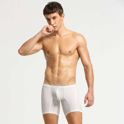 Calzoncillos Largos Hombre Seda de Hielo Anti-fricción