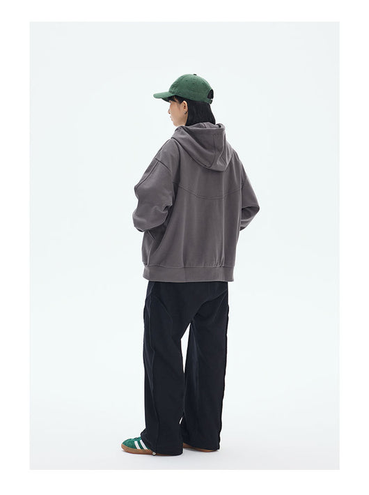 Suéter Hoodie de Pareja Otoño con Costuras a Contraste - Image 22